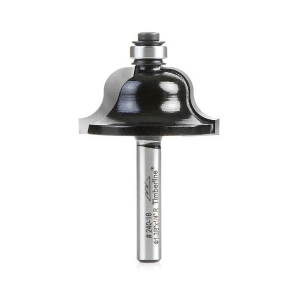 BIT P/ROUTER TIMBERLINE 1/4 Radio x 1-3/8″ diámetro x 21/32″ x 1/4″ 240 ...